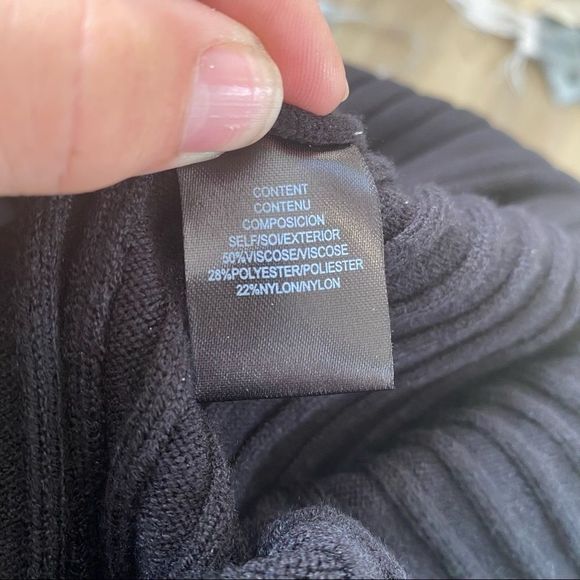 Charles Henry Ribbed Body-Con Sweater Dress black - Picture 8 of 9